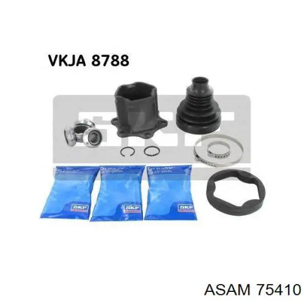 Шарнир угловых скоростей внутренний передний Asam 75410 цена, от 48.42 USD