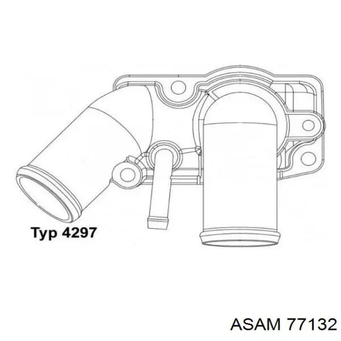 Кожух термостата Asam 77132 цена, от 22.98 USD