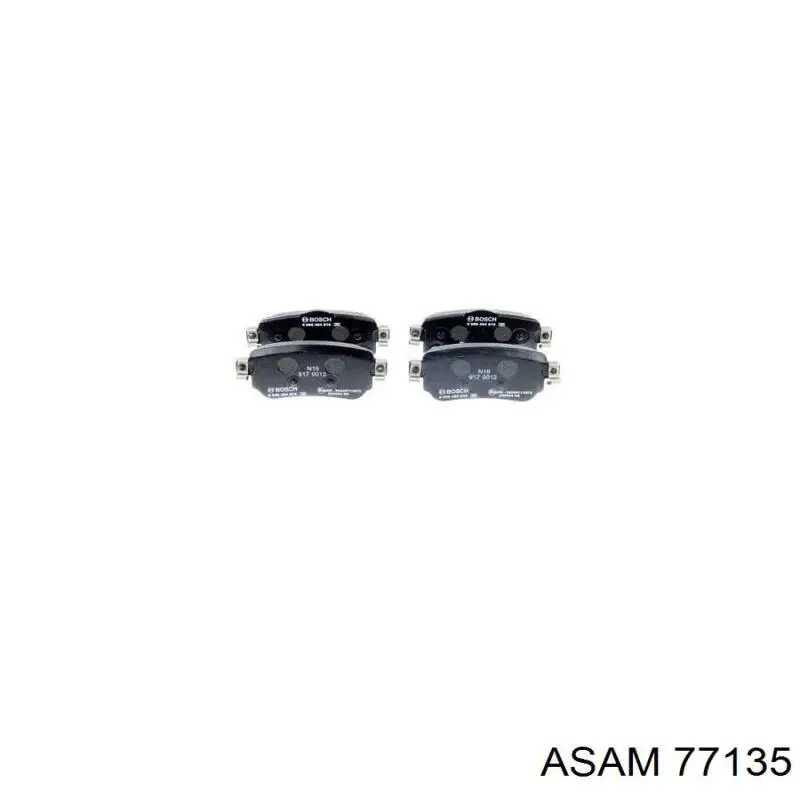 77135 Asam Колодки тормозные дисковые комплект
