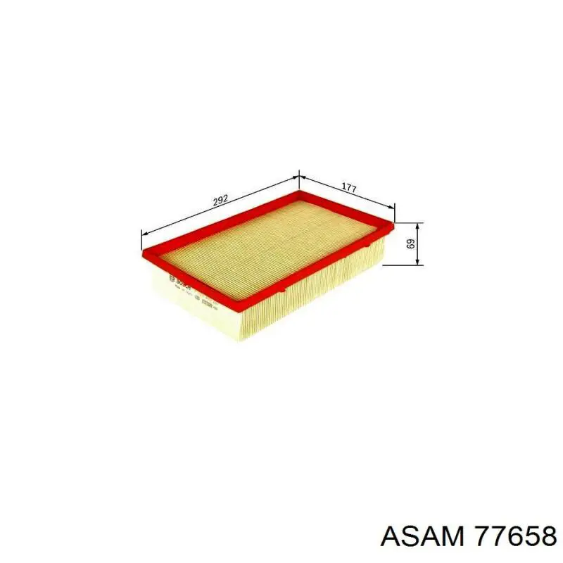 Элемент воздушного фильтра Asam 77658 цена, от 4.94 USD