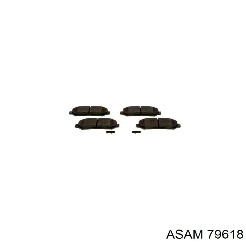 Колодки Asam 79618 цена, от 32.92 USD