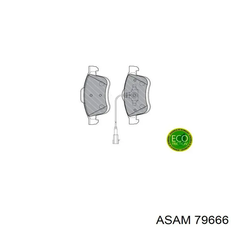 Колодки Asam 79666 цена, от 21.07 USD