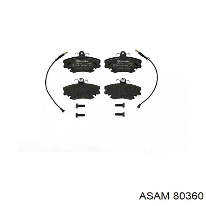 Тормозные колодки Asam 80360