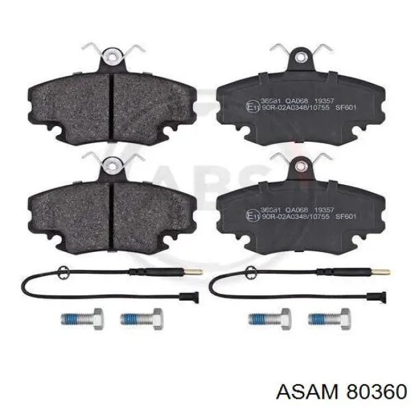 Колодки Asam 80360 цена, от 15.90 USD