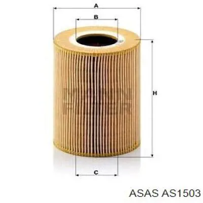 Масляный фильтр AS1503 Asas