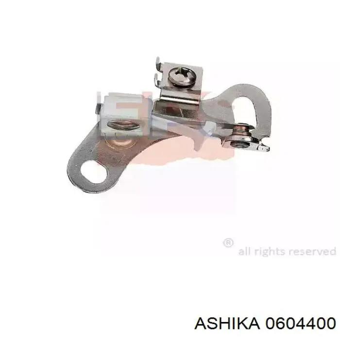 Контактная группа распределителя зажигания 0604400 Ashika