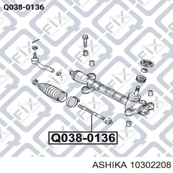 10302208 Ashika рулевая тяга