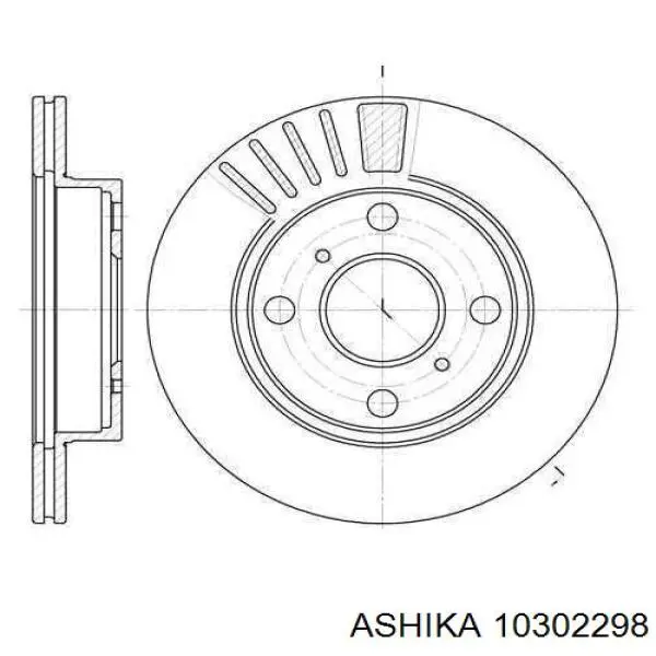 103-02-298 Ashika рулевая тяга