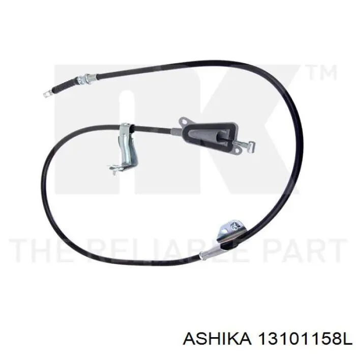 Трос ручника задний Ashika 13101158L