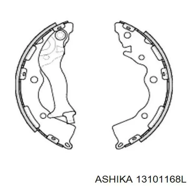 131-01-168L Ashika трос ручного тормоза задний левый