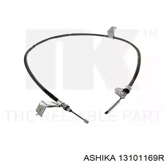 Купить 13101169R Ashika Задний правый трос ручника