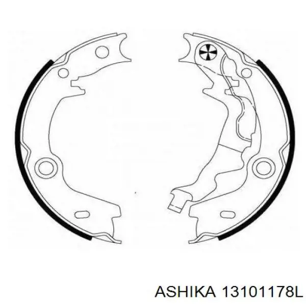 Трос ручного тормоза задний Ashika 13101178L цена, от 23.03 USD