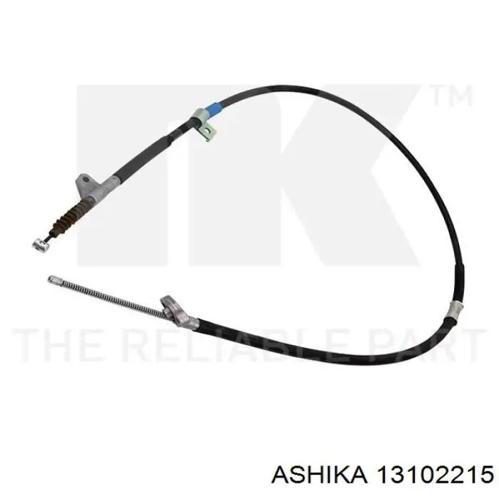 Cable de freno de mano trasero derecho 13102215 Ashika