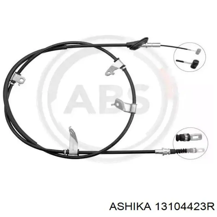 Трос стояночного тормоза задний правый Japan Parts BC423R цена, от 28.38 USD