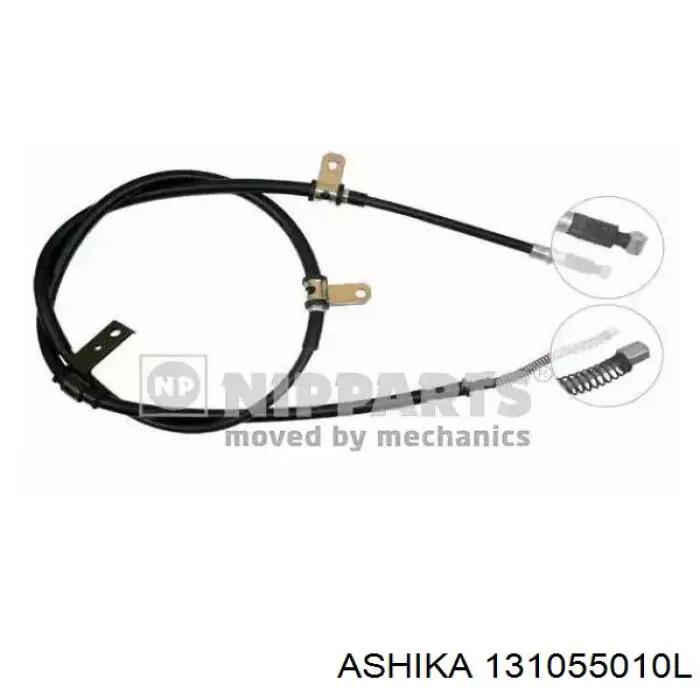 Cable de freno de mano trasero izquierdo 131055010L Ashika