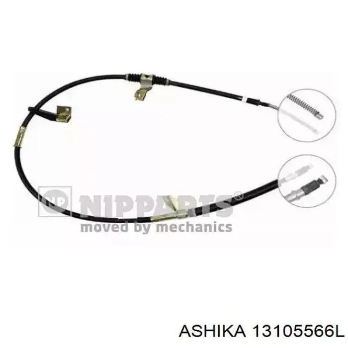 Трос ручника задний Febest 04100V97LH