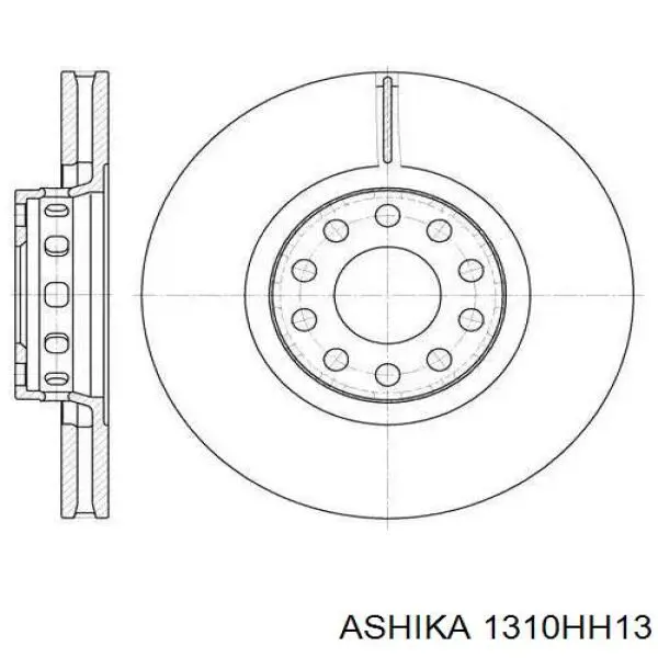 Трос стояночного тормоза задний правый Ashika 1310HH13 цена, от 16.68 USD
