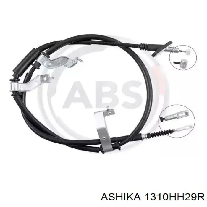 Трос ручника задний правый Ashika 1310HH29R