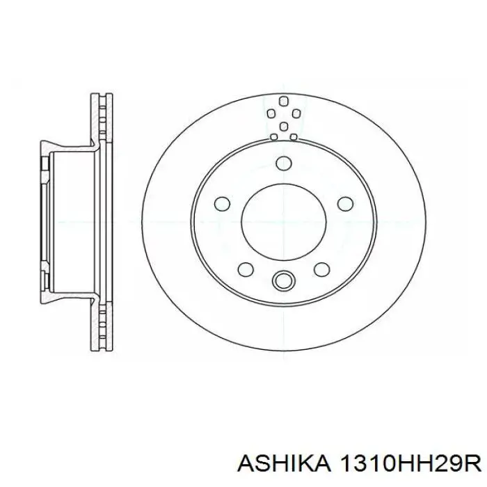 Трос стояночного тормоза задний правый Ashika 1310HH29R цена, от 21.73 USD