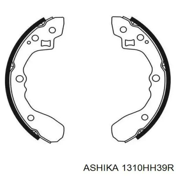 1310HH39R Ashika cabo do freio de estacionamento traseiro direito