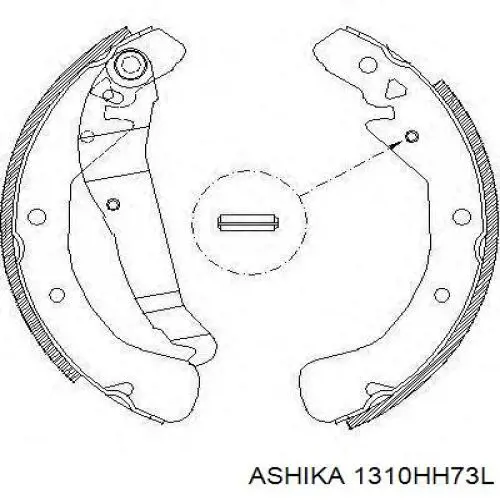 1310HH73L Ashika Трос ручного тормоза
