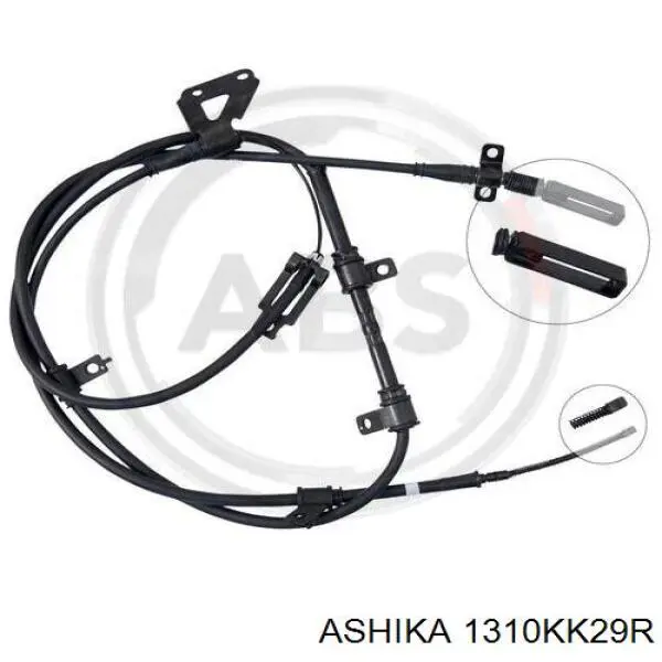 Трос стояночного тормоза задний правый Parts-Mall PTB268 цена, от 39.64 USD