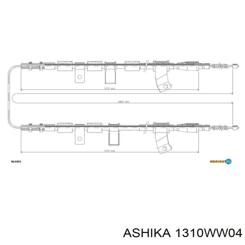 Задний трос ручника General Motors P96518596 цена, от 17.15 USD