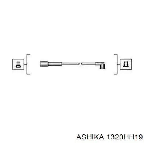 Juego de cables de encendido 1320HH19 Ashika