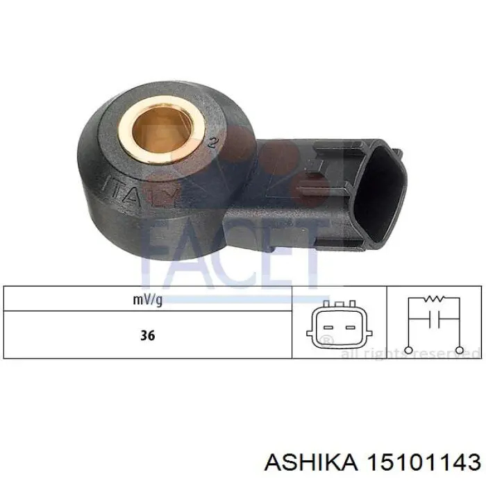 200265 Maxgear Задний левый датчик АБС