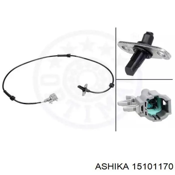 Передний датчик АБС Ashika 15101170 цена, от 14.81 USD
