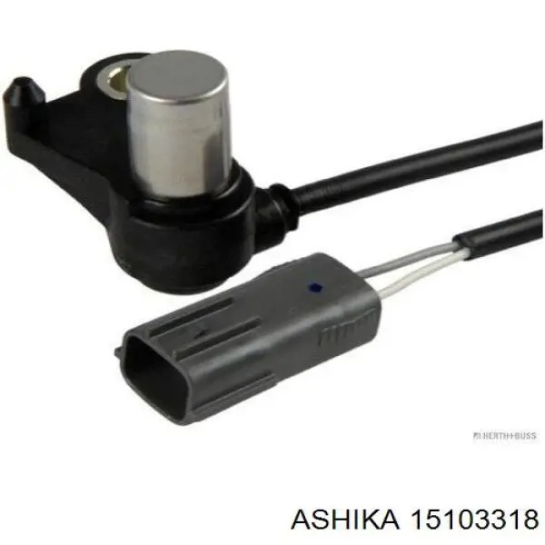 Sensor ABS delantero derecho 15103318 Ashika