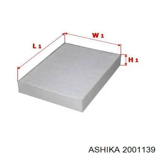 Купить 2001139 Ashika Автомобильный фильтр воздуха
