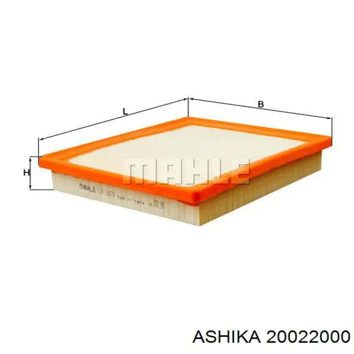Элемент воздушного фильтра Ashika 20022000 цена, от 5.42 USD