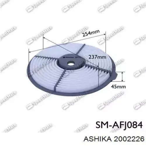 20-02-226 Ashika воздушный фильтр
