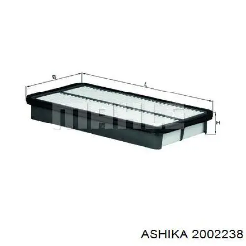 Элемент воздушного фильтра Ashika 2002238 цена, от 5.47 USD