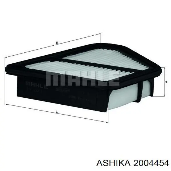 20-04-454 Ashika воздушный фильтр