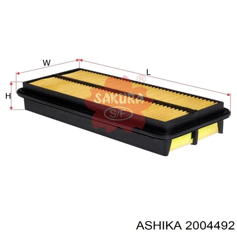 Купить 2004492 Ashika Автомобильный фильтр воздуха