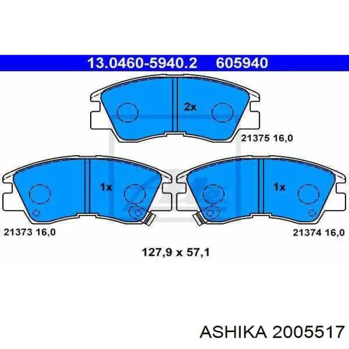 Фильтр воздушный Ashika 2005517