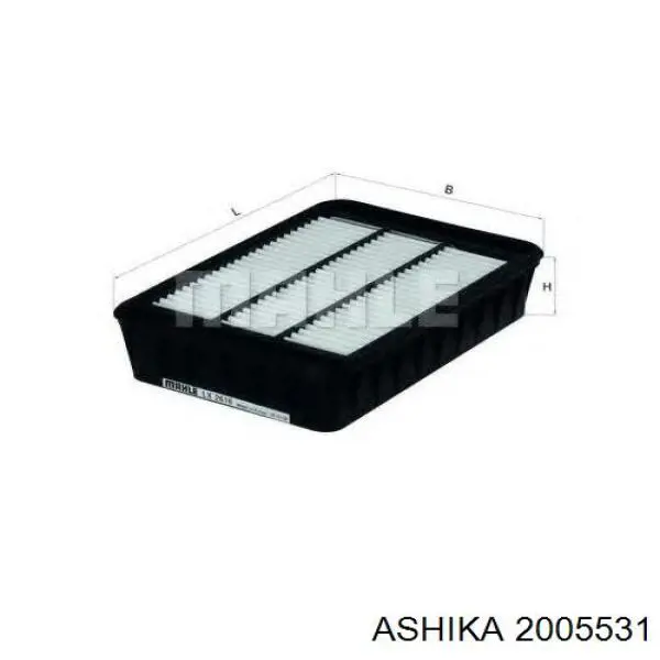 Купить 2005531 Ashika Автомобильный фильтр воздуха