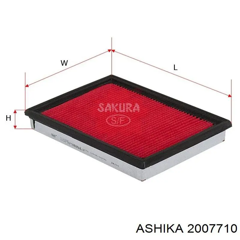 Фильтр воздушный Ashika 2007710