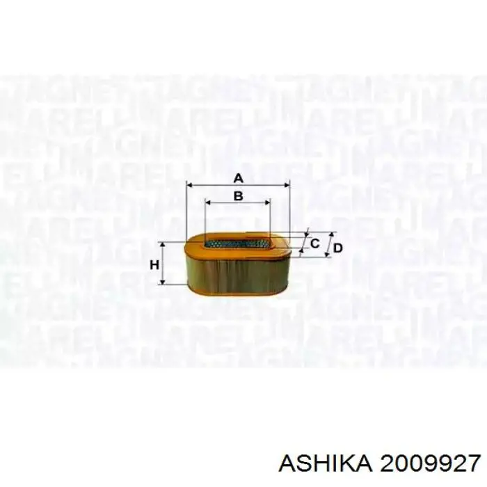 Воздушный фильтр 2009927 Ashika