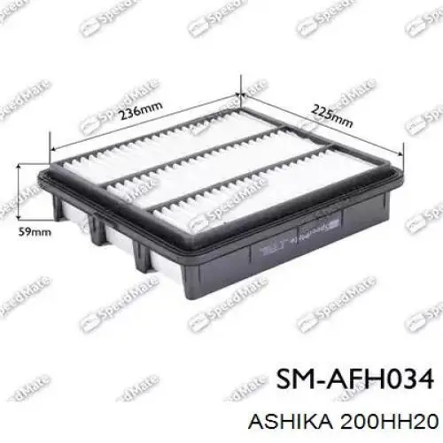 Элемент воздушного фильтра Ashika 200HH20 цена, от 6.53 USD