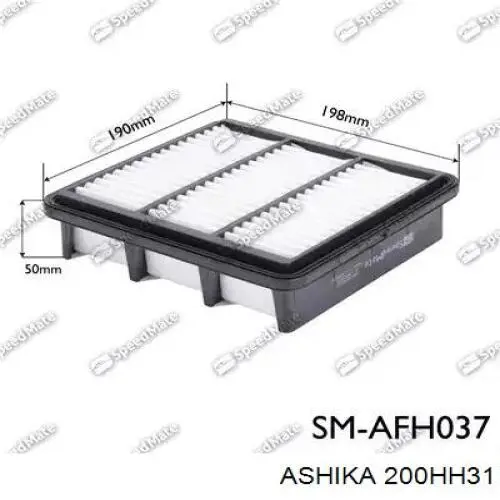 Воздушный фильтр 200HH31 Ashika