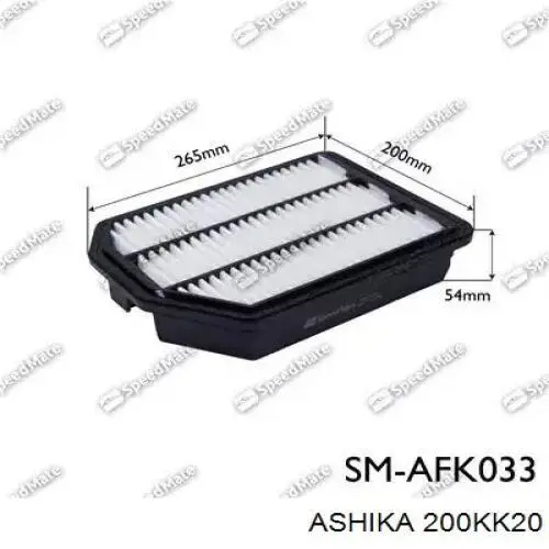 Элемент воздушного фильтра Ashika 200KK20 цена, от 5.18 USD