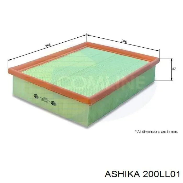 Элемент воздушного фильтра Ashika 200LL01 цена, от 5.58 USD