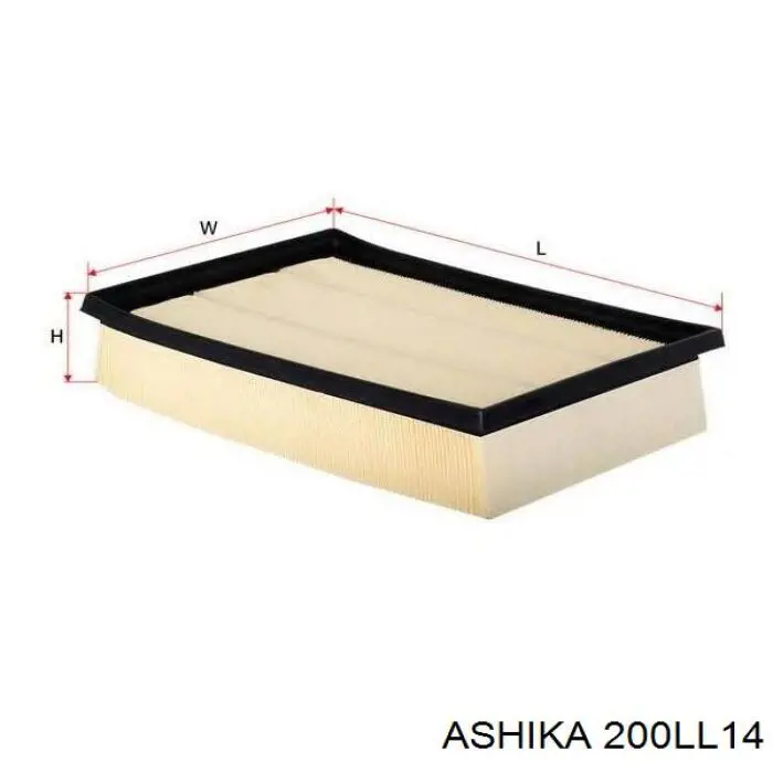 Воздушный фильтр 200LL14 Ashika
