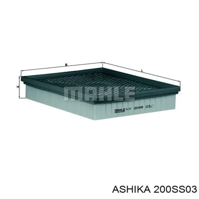 Элемент воздушного фильтра Ashika 200SS03 цена, от 7.69 USD