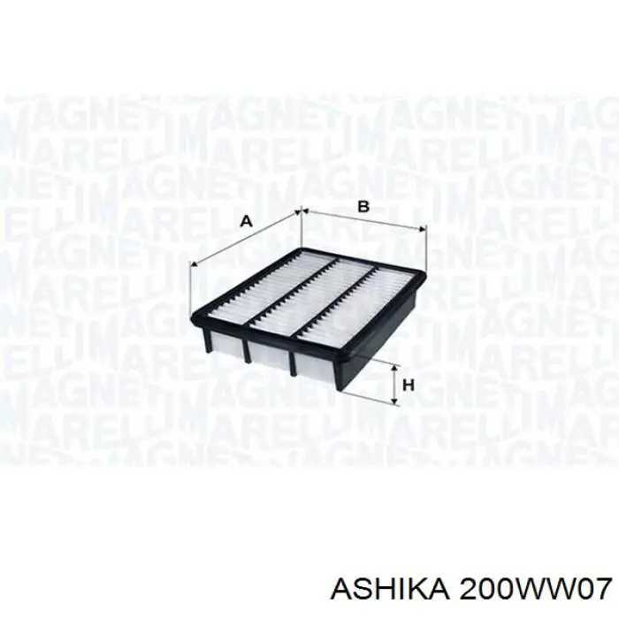 Элемент воздушного фильтра Ashika 200WW07 цена, от 4.03 USD