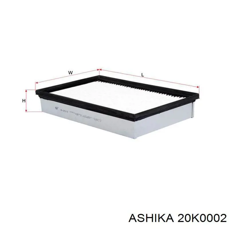Compre 20K0002 Ashika Filtro de ar