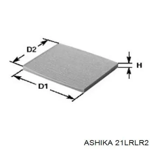 Воздушный фильтр салона Ashika 21LRLR2